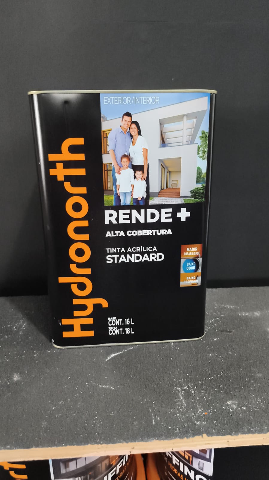 Tinta acrilica standard rende mais