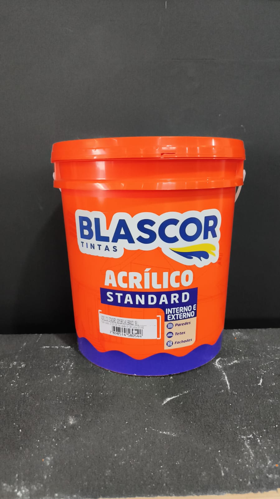 Tinta Acrílica Standard Blascor Branca Semi Brilho