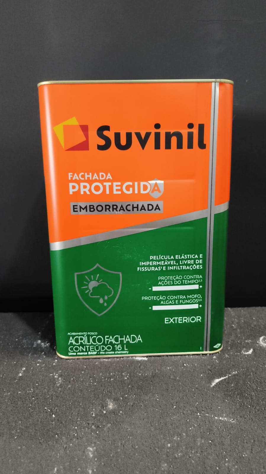 Tinta Suvinil impermeável Fachada Protegida Emborrachada